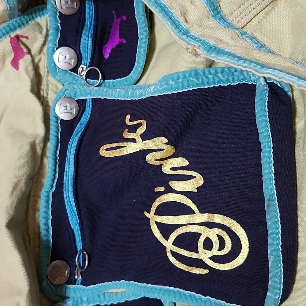 VINTAGE VS PINK EMBROIDERED LIVE IN PINK FLAP SNAP-BACK POCKETS SHOULDER… - Picture 8 of 14